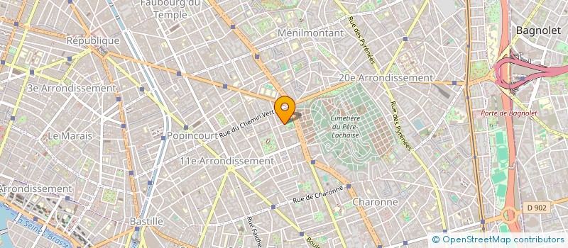 localisation de l'entreprise MONSIEUR OTTO SOUZA DA SILVA  PARIS