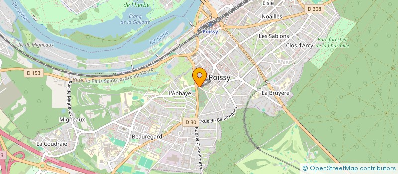 localisation de l'entreprise MONSIEUR OUADI ZINOUNE  POISSY