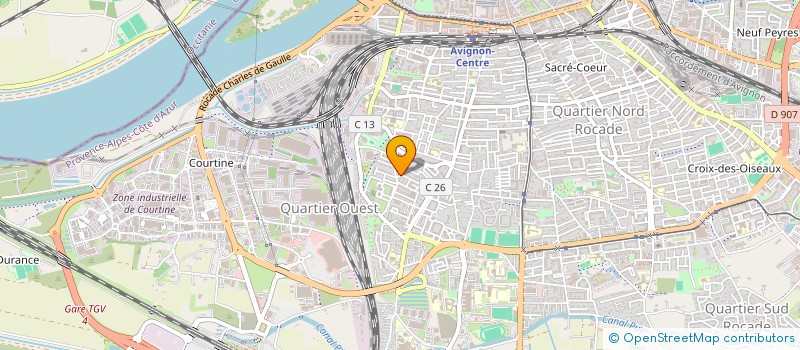 localisation de l'entreprise MONSIEUR OUADIA TALHAOUI  AVIGNON