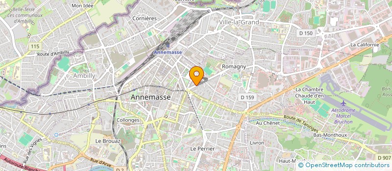 localisation de l'entreprise MONSIEUR OUADIE HERMASSI  ANNEMASSE