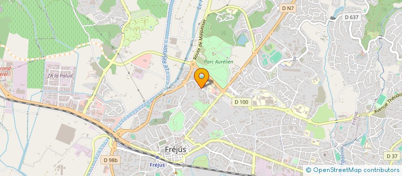 localisation de l'entreprise MONSIEUR OUADIH BENCHOUAI à FREJUS