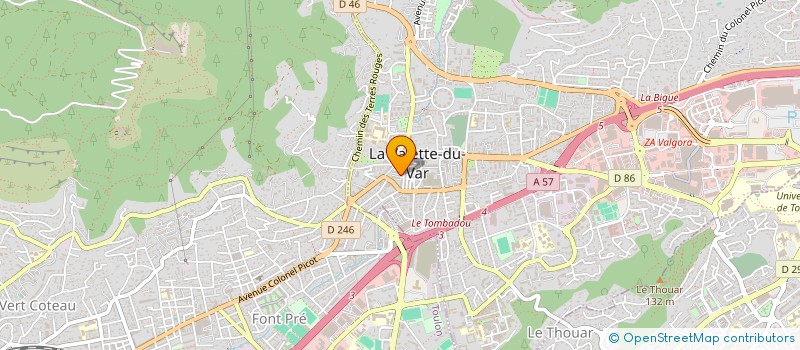 localisation de l'entreprise MONSIEUR OUADIH HRITANE  LA VALETTE-DU-VAR