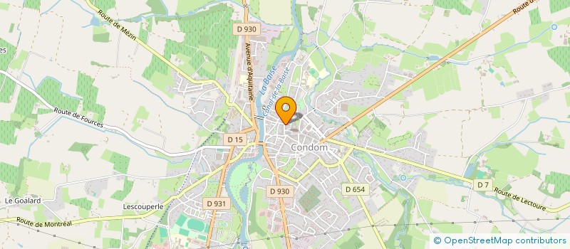 localisation de l'entreprise MONSIEUR OUADII LAHLIMI  CONDOM