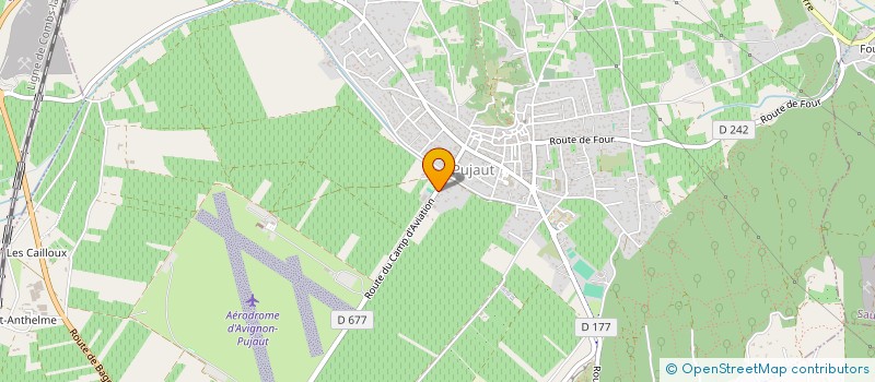 localisation de l'entreprise MONSIEUR OUADOUD OUAJTATI  PUJAUT