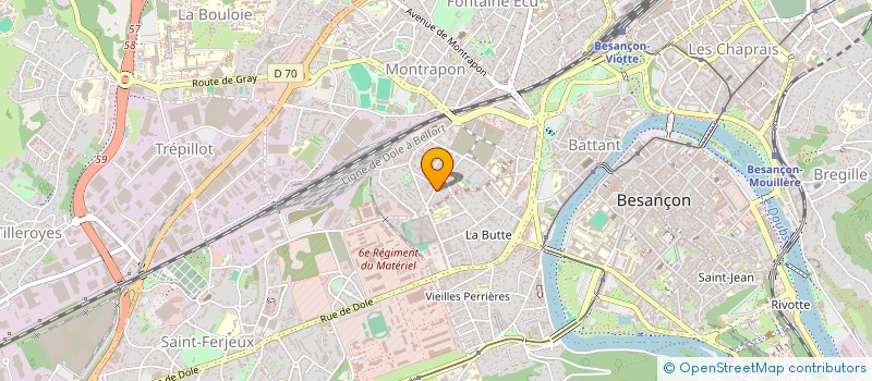 localisation de l'entreprise MONSIEUR OUAEB DJELKHIR  BESANCON