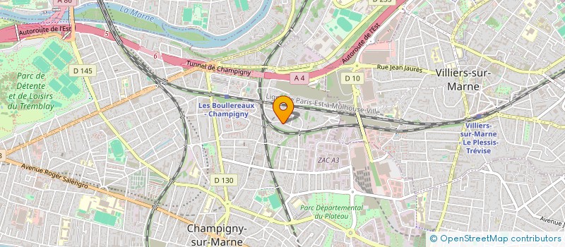 localisation de l'entreprise MONSIEUR OUAFI MEHENNAOUI à CHAMPIGNY-SUR-MARNE