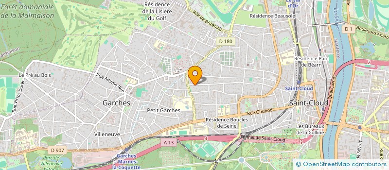 localisation de l'entreprise MONSIEUR OUAFI MEIDANI à SAINT-CLOUD