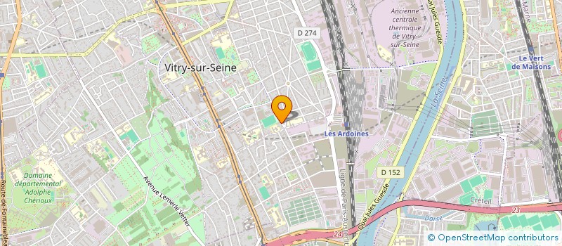 localisation de l'entreprise MONSIEUR OUAHAB AMEZRT  VITRY-SUR-SEINE