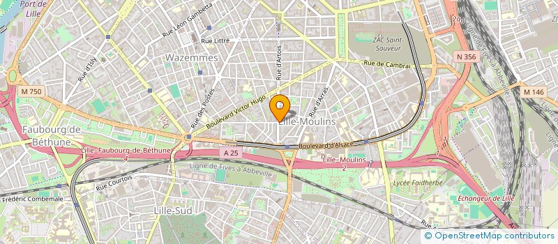 localisation de l'entreprise MONSIEUR OUAHABOU DRAME à LILLE