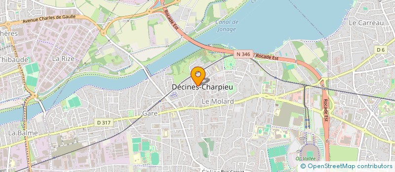 localisation de l'entreprise MONSIEUR OUAHBI BOUHLEL  DECINES-CHARPIEU