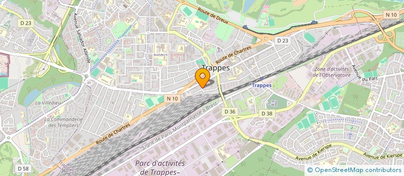 localisation de l'entreprise MONSIEUR OUAHID BELKACEM à TRAPPES
