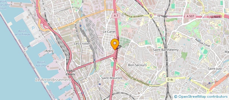 localisation de l'entreprise MONSIEUR OUAHID CHABBI  MARSEILLE