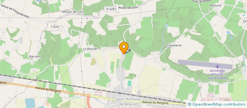 localisation de l'entreprise MONSIEUR OUAHID CHAMROUNE  SAINT-ANTOINE-DE-BREUILH