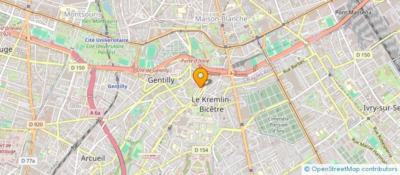 localisation de l'entreprise MONSIEUR OUAHID DEGHAGH  GENTILLY