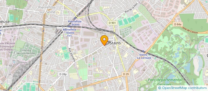 localisation de l'entreprise MONSIEUR OUAHID KEDDOU  STAINS