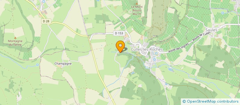 localisation de l'entreprise MONSIEUR OUAHID RAMDANE  CULLES-LES-ROCHES