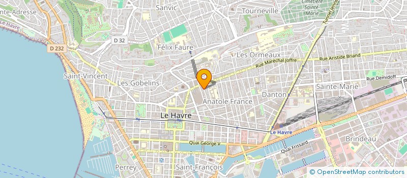 localisation de l'entreprise MONSIEUR OUAHRANE BOUHARB à LE HAVRE