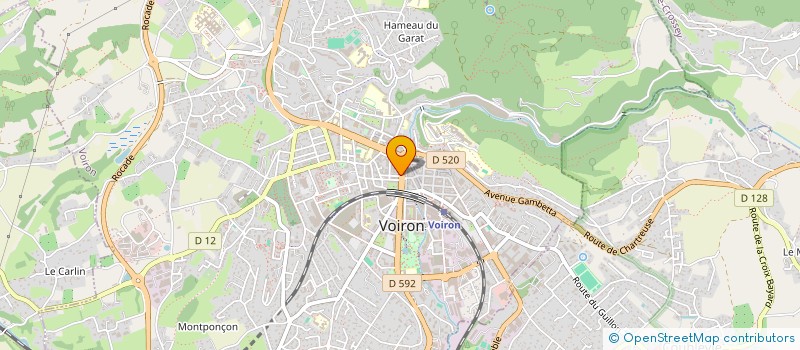 localisation de l'entreprise MONSIEUR OUAID BENKIRAT  VOIRON