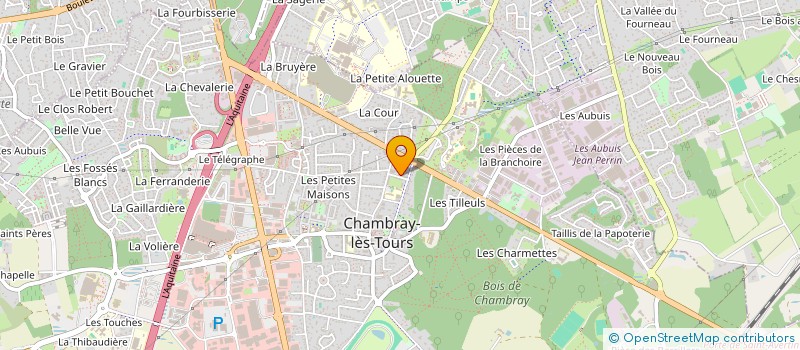 localisation de l'entreprise MONSIEUR OUAIL AMHINE  CHAMBRAY-LES-TOURS