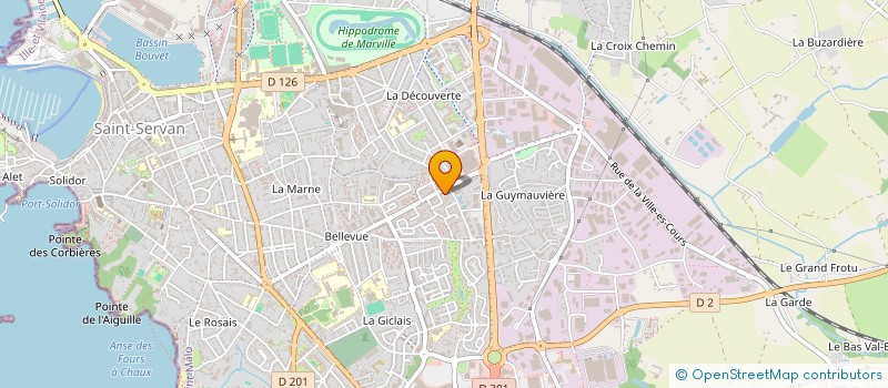 localisation de l'entreprise MONSIEUR OUALA SIOUD  SAINT-MALO