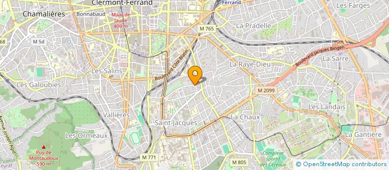 localisation de l'entreprise MONSIEUR OUALI IDRISS  CLERMONT-FERRAND