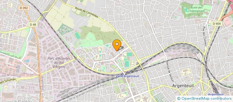 localisation de l'entreprise MONSIEUR OUALID ABDANI  ARGENTEUIL