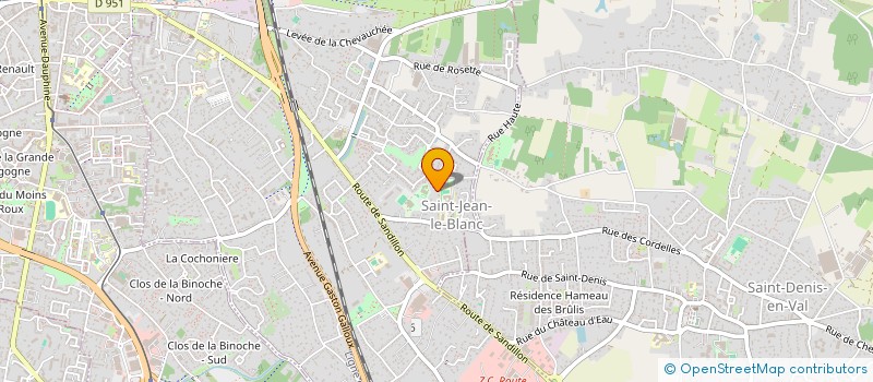 localisation de l'entreprise MONSIEUR OUALID ABDELHADI  SAINT-JEAN-LE-BLANC