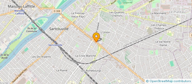 localisation de l'entreprise MONSIEUR OUALID ACHBAL à SARTROUVILLE