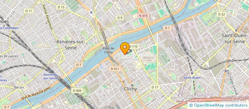 localisation de l'entreprise MONSIEUR OUALID AICHAOUI à CLICHY