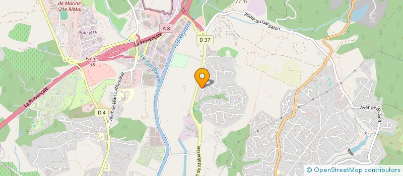 localisation de l'entreprise MONSIEUR OUALID AISSAOUI TELEMCANI à FREJUS