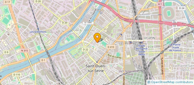 localisation de l'entreprise MONSIEUR OUALID AMAIRIA à SAINT-OUEN-SUR-SEINE