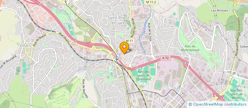 localisation de l'entreprise MONSIEUR OUALID AMAKOUD  SAINT-ETIENNE