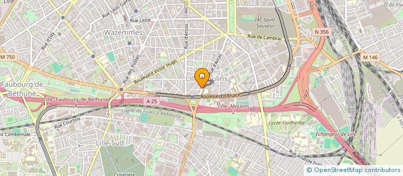 localisation de l'entreprise MONSIEUR OUALID AMRANI  LILLE