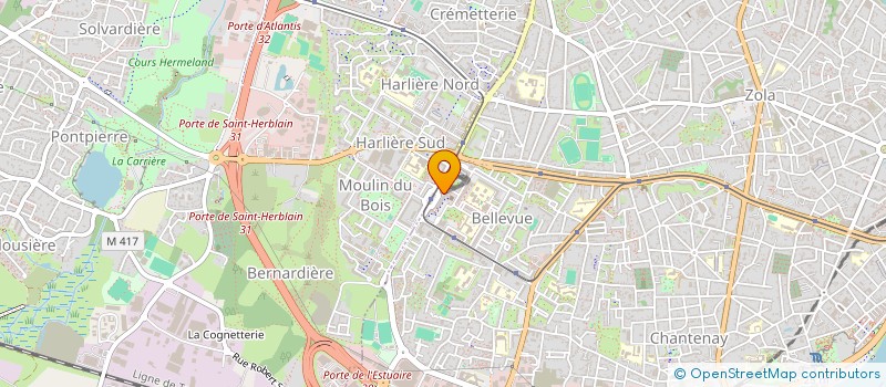 localisation de l'entreprise MONSIEUR OUALID AOUDECHE à NANTES