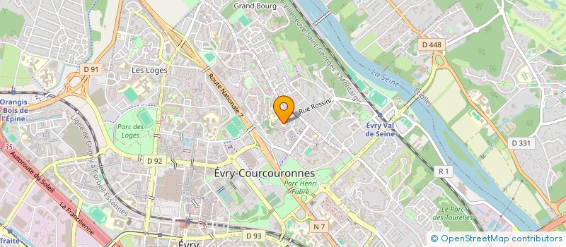 localisation de l'entreprise MONSIEUR OUALID ATMANE à EVRY-COURCOURONNES