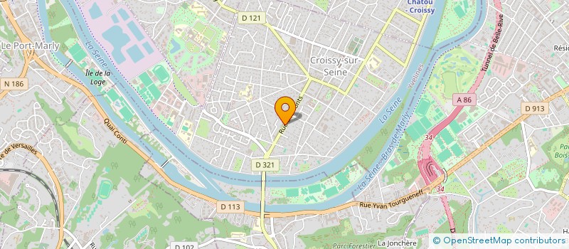 localisation de l'entreprise MONSIEUR OUALID BAKIR  CROISSY-SUR-SEINE