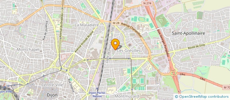 localisation de l'entreprise MONSIEUR OUALID BANNANI à DIJON