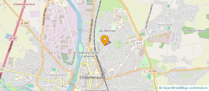 localisation de l'entreprise MONSIEUR OUALID BARKATI  CHATELLERAULT