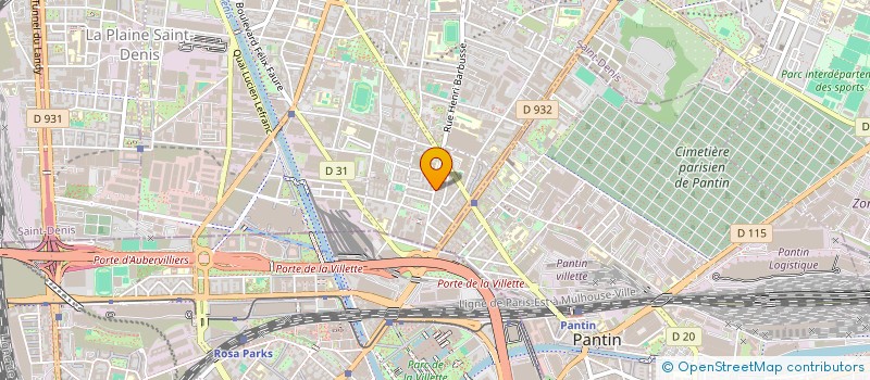 localisation de l'entreprise MONSIEUR OUALID BEN SMIDA  AUBERVILLIERS