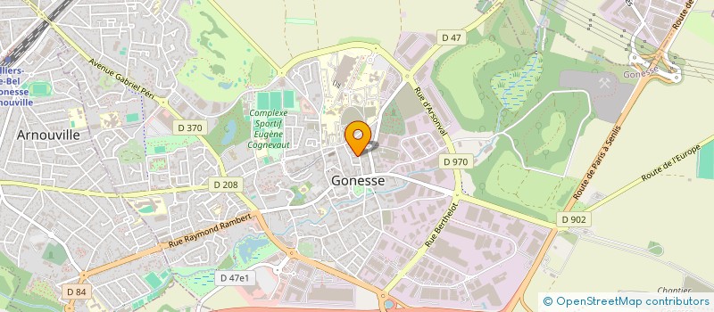 localisation de l'entreprise MONSIEUR OUALID BEN-YOUNES à GONESSE