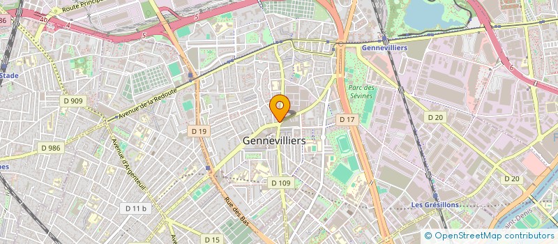localisation de l'entreprise MONSIEUR OUALID BENABID  GENNEVILLIERS
