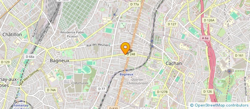 localisation de l'entreprise MONSIEUR OUALID BENDJADOU à BAGNEUX