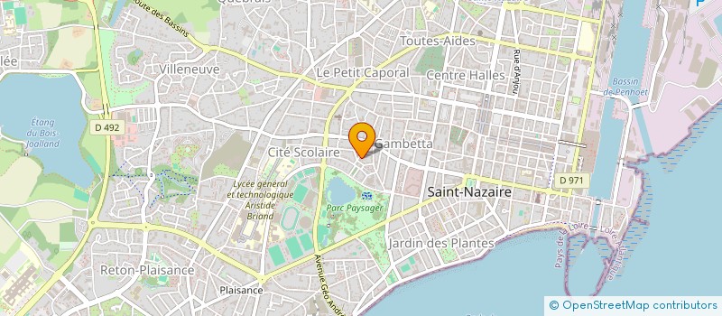 localisation de l'entreprise MONSIEUR OUALID BERREBIB à SAINT-NAZAIRE