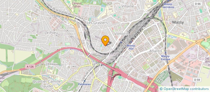 localisation de l'entreprise MONSIEUR OUALID BOUGUERBA  PALAISEAU