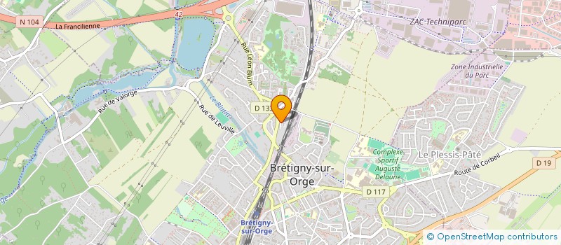 localisation de l'entreprise MONSIEUR OUALID BOUZIANE à BRETIGNY-SUR-ORGE