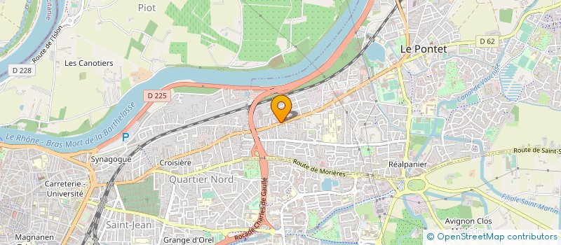 localisation de l'entreprise MONSIEUR OUALID CHAOUACHI  LE PONTET