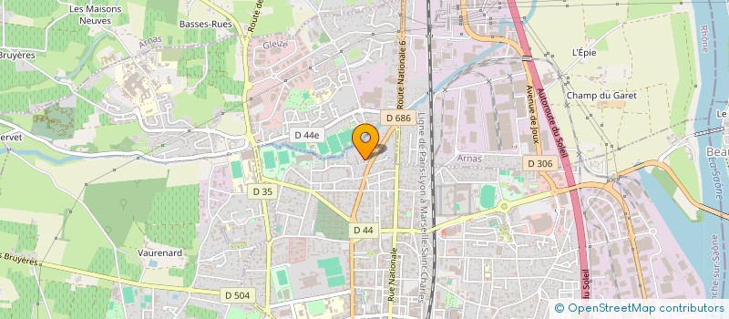 localisation de l'entreprise MONSIEUR OUALID CHERGUI  VILLEFRANCHE-SUR-SAONE