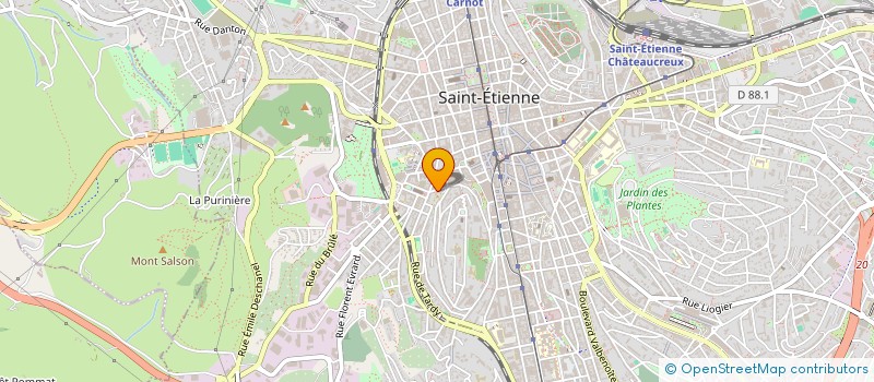 localisation de l'entreprise MONSIEUR OUALID CHILLA  SAINT-ETIENNE