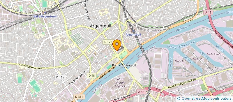 localisation de l'entreprise MONSIEUR OUALID EL HADJ  ARGENTEUIL