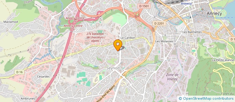 localisation de l'entreprise MONSIEUR OUALID GUETATFA à ANNECY